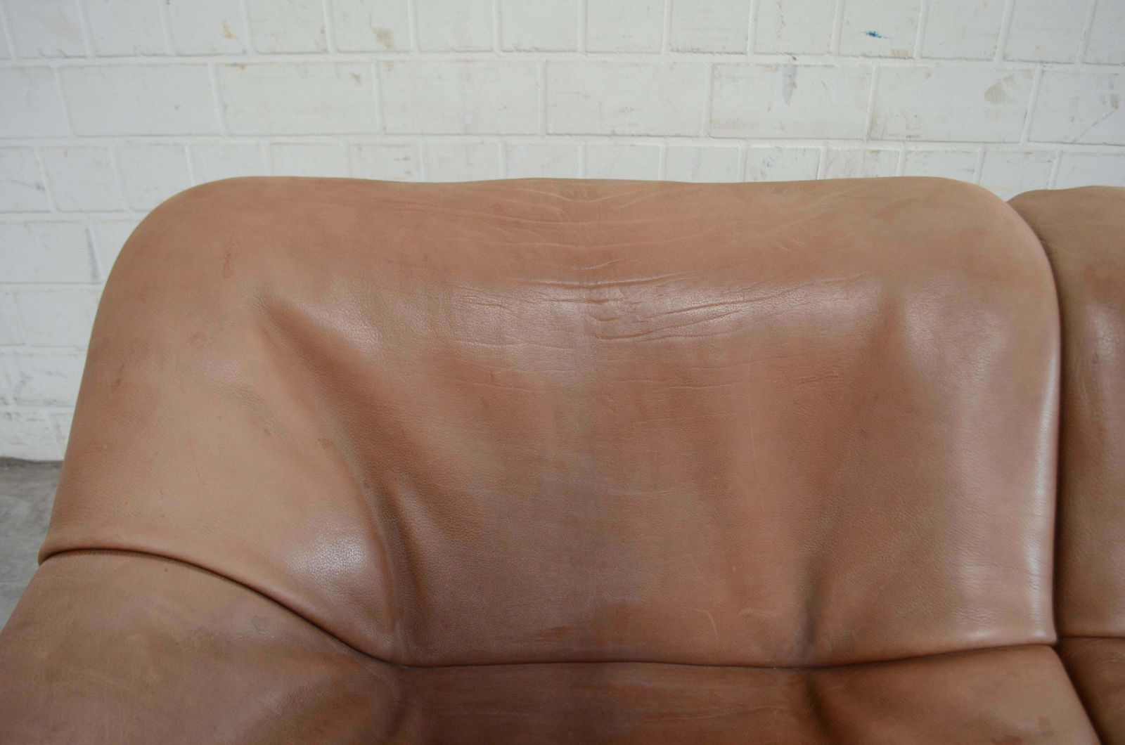 De Sede Ds 46 Loveseat Neck Leather Sofa Modul Brown photo 4758.0