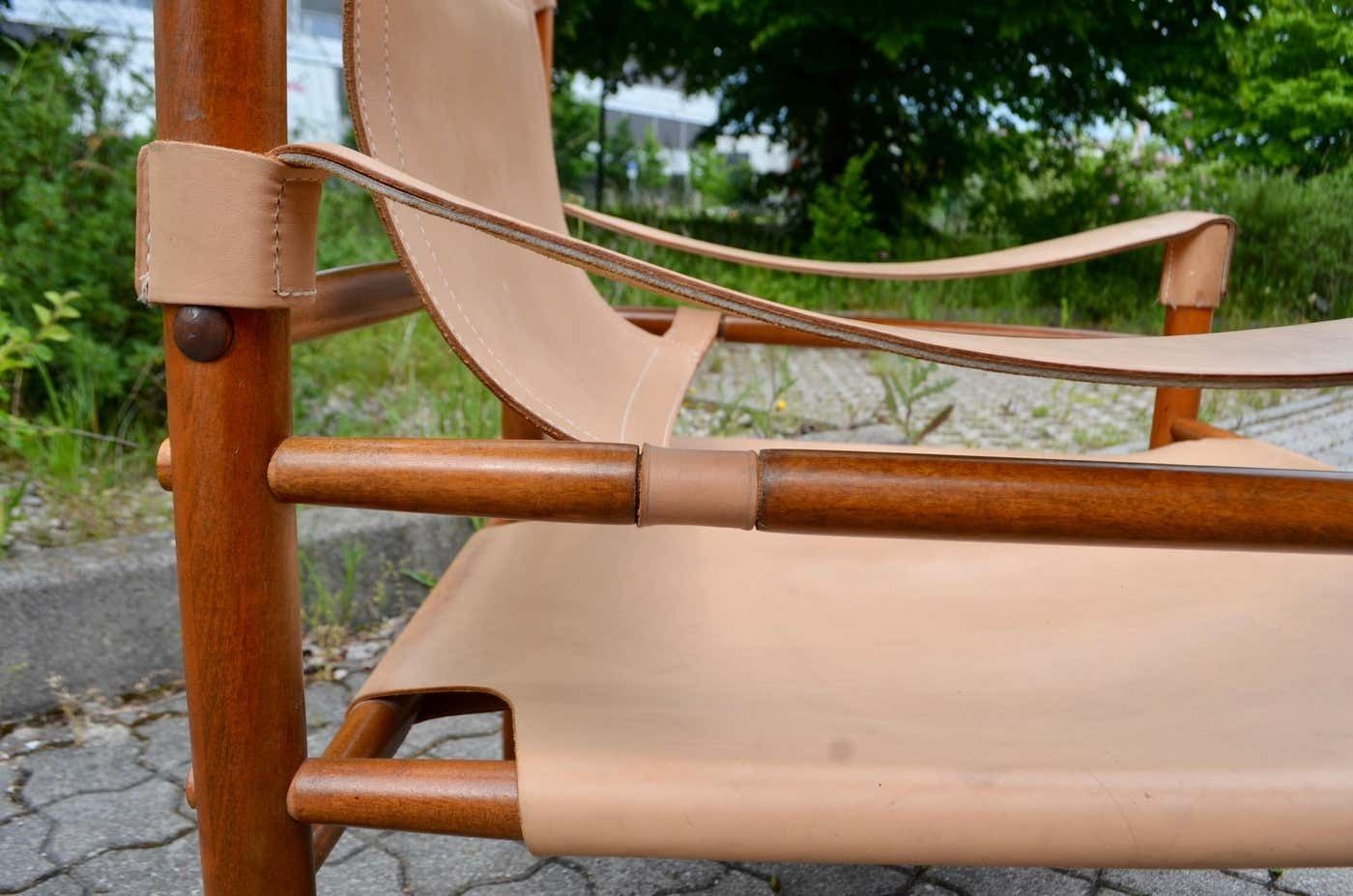 Abel Gonzalez Saddle Leather Argentina Safari Lounge Chair photo vinterior