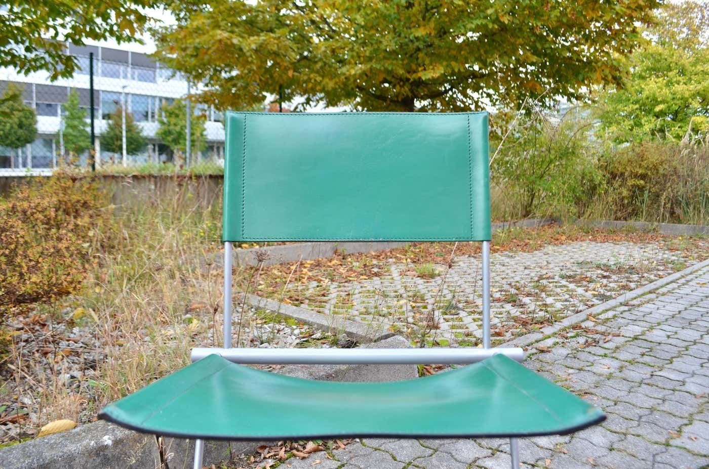 Matteo Grassi Model Ballerina Leather Chair By Herbert Ohl Set Of 2 photo vinterior
