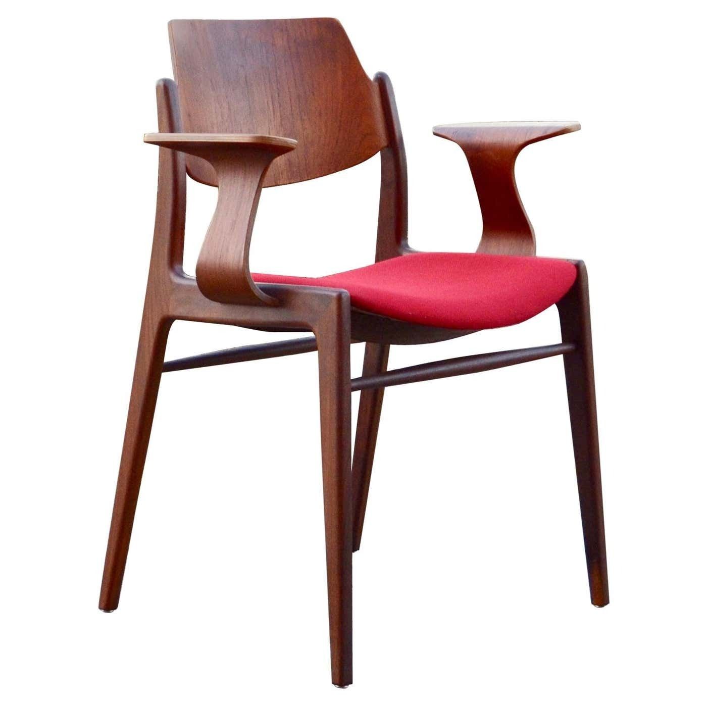 Rare Modernist Wilkhahn Hartmut Lohmeyer Plywood Armchair 476a