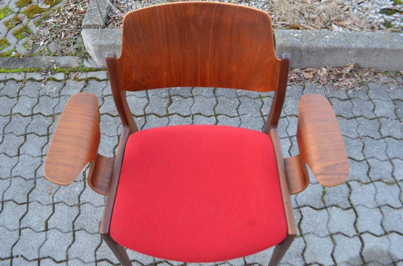 photo furniture Rare Modernist Wilkhahn Hartmut Lohmeyer Plywood Armchair 476a