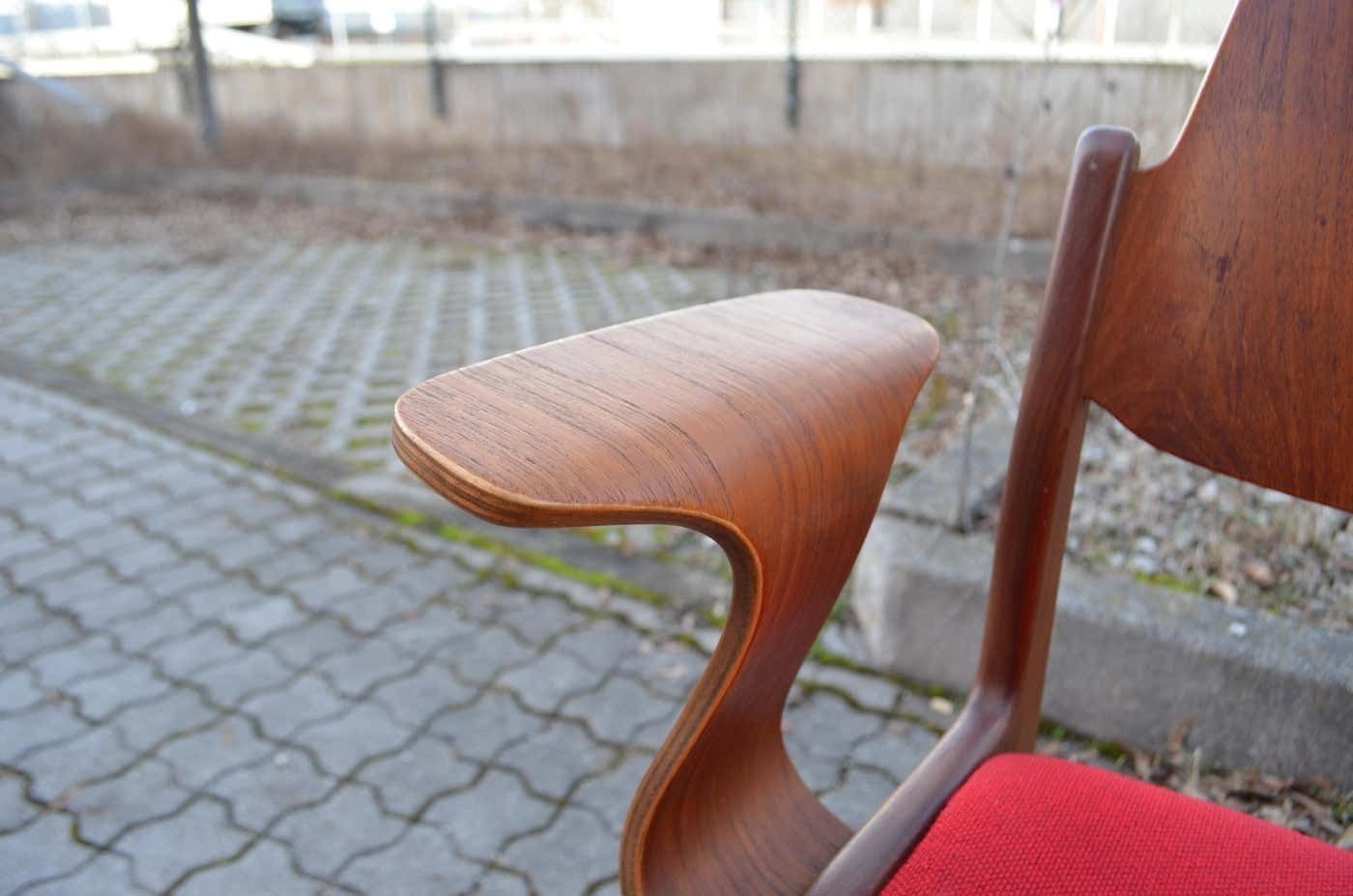 1587.0 Rare Modernist Wilkhahn Hartmut Lohmeyer Plywood Armchair 476a photo