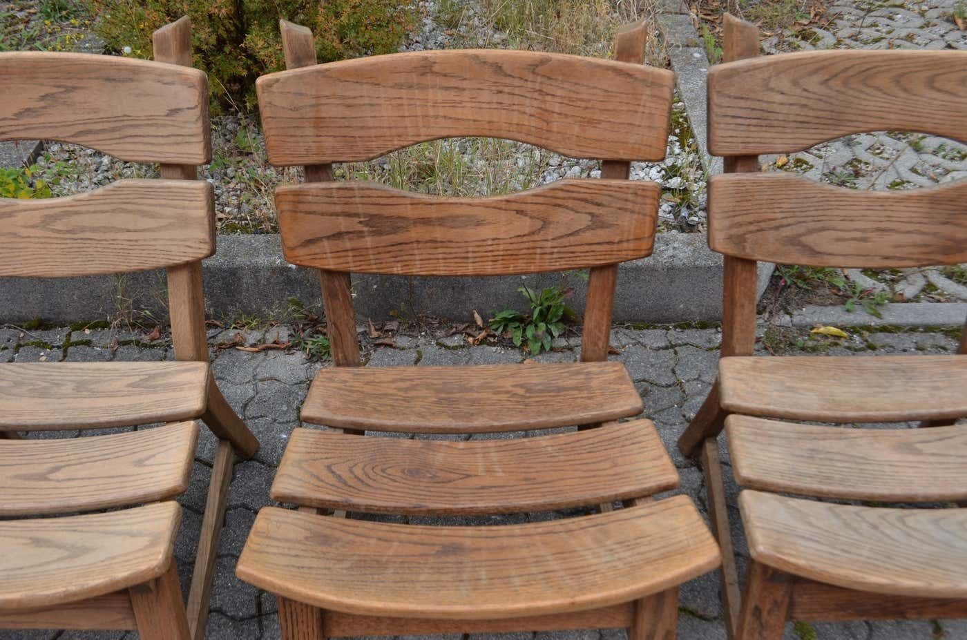 photo vintage Awa Brutalist Fireplace Lounge Chair Oak