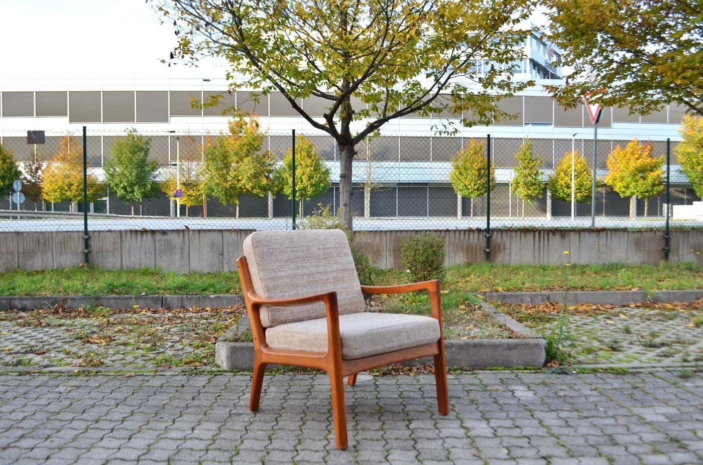 photo for sale Ole Wanscher Teak Easy Chair Model Senator For France & Son