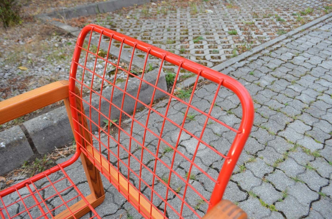 photo buy Vintage Ikea 1982 Model Sälen By Knut & Marianne Hagberg Pine Lounge Arm Chair
