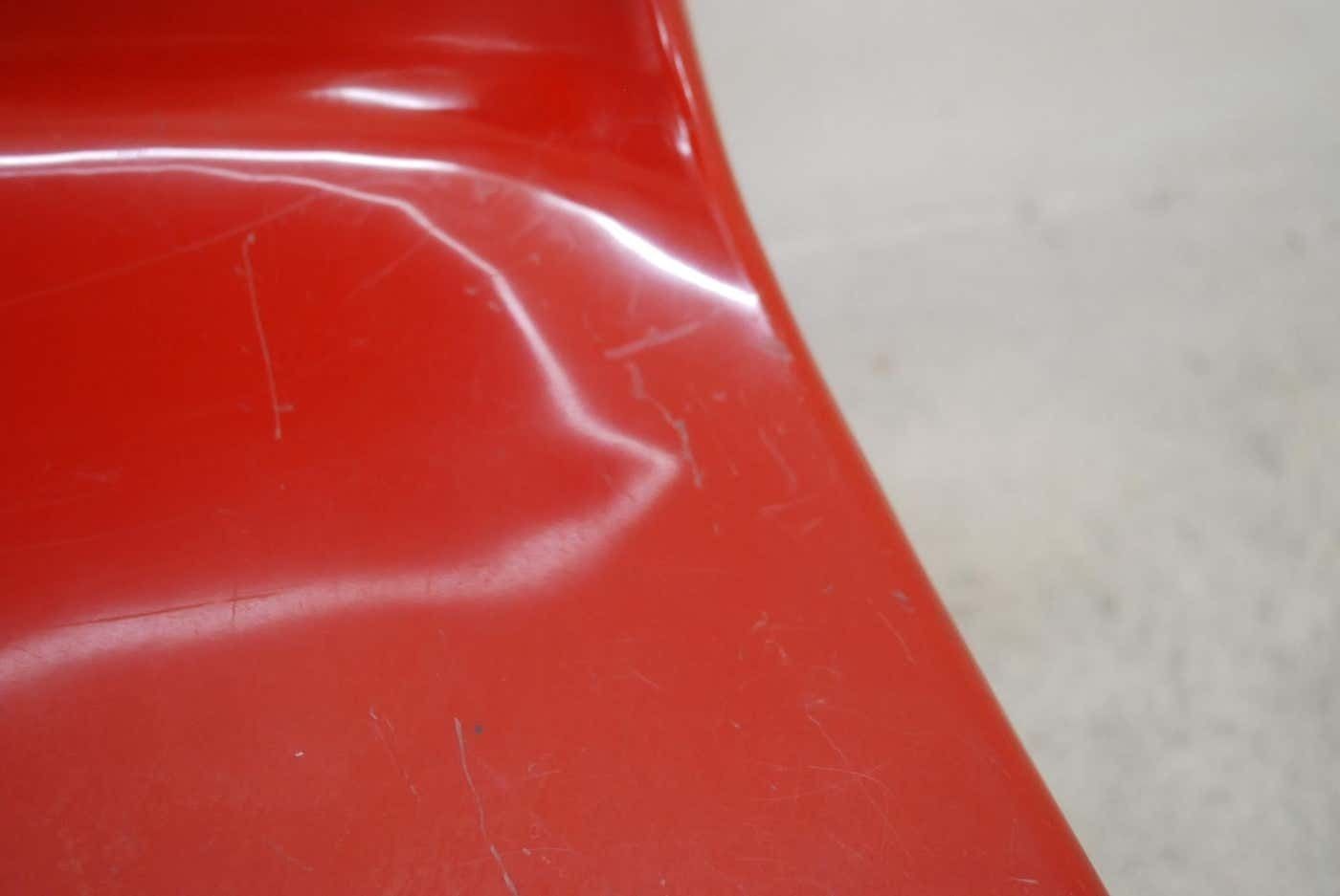 photo buy Steen Ostergaard Model 290 Pair Of Red Chair For Cado, 1970