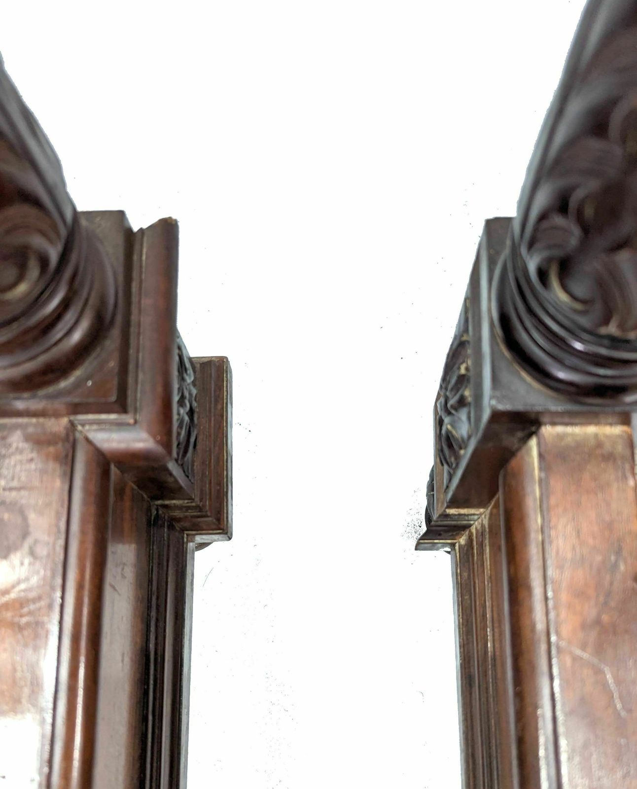 Pair Of Twin Beds In Louis XVI Style Exotic Wood photo vintage