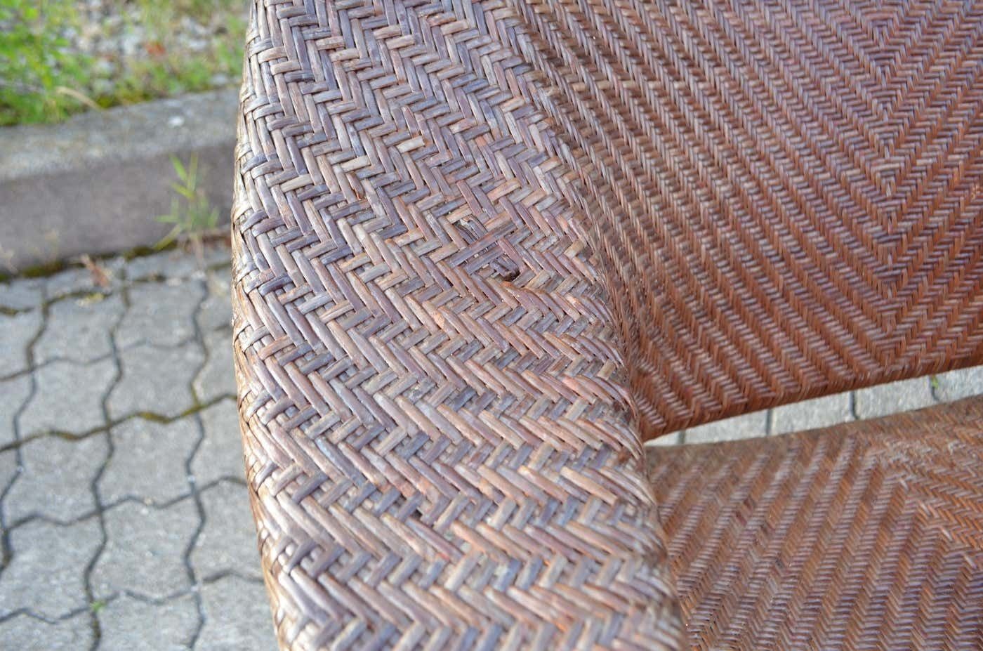 Furniture Woven Cane Bamboo Lounge Chair Yuzuru Yamakawa C, 261 Yamakawa Rattan photo