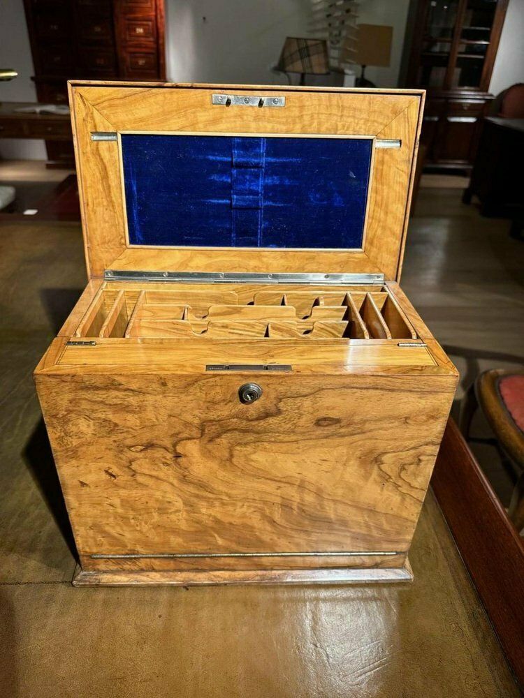 photo for sale Vintage Olive Writing Box, 1900s