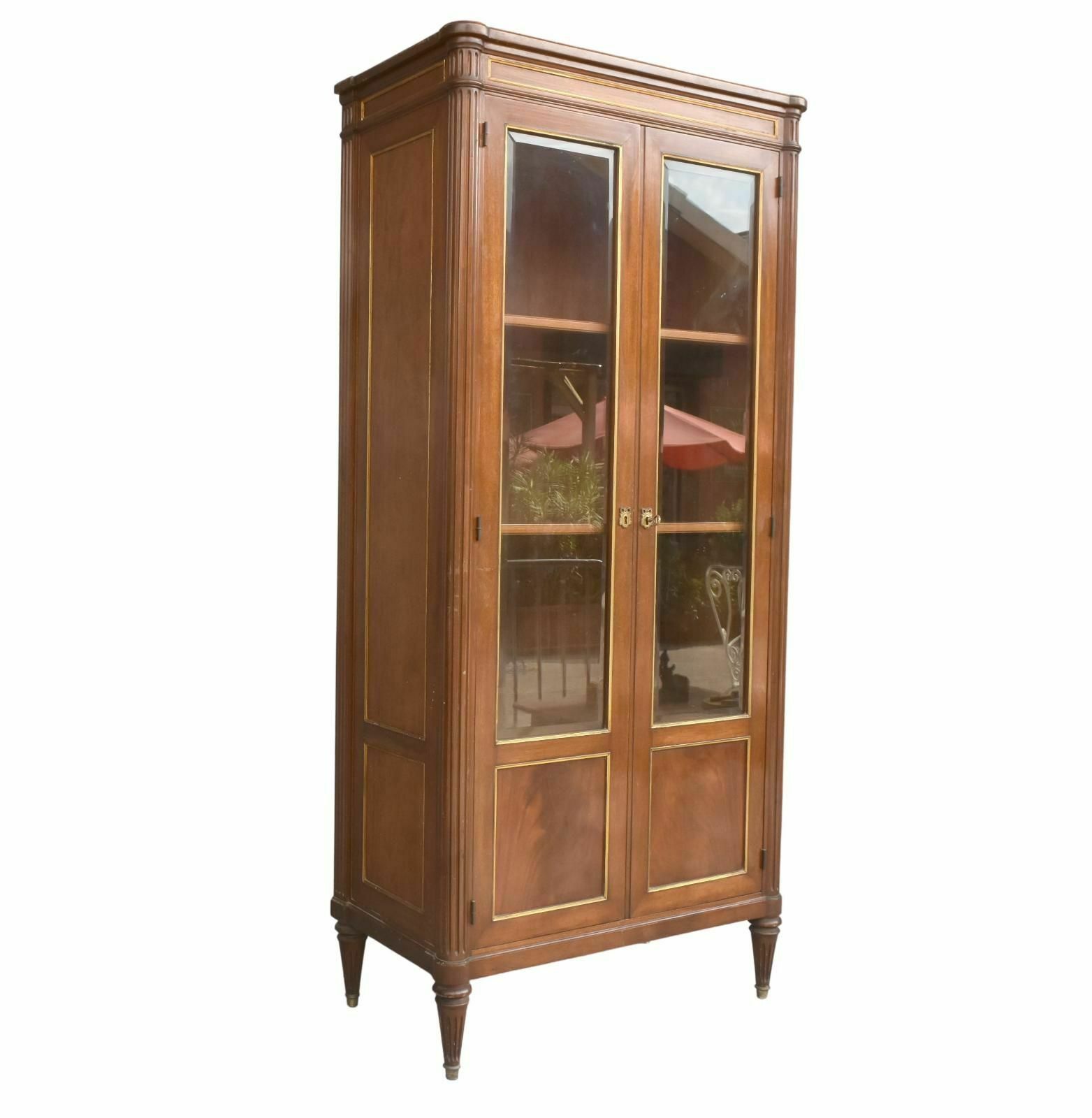 Louis XVI Style Mahogany Bookcase Early 20th Century photo furniture