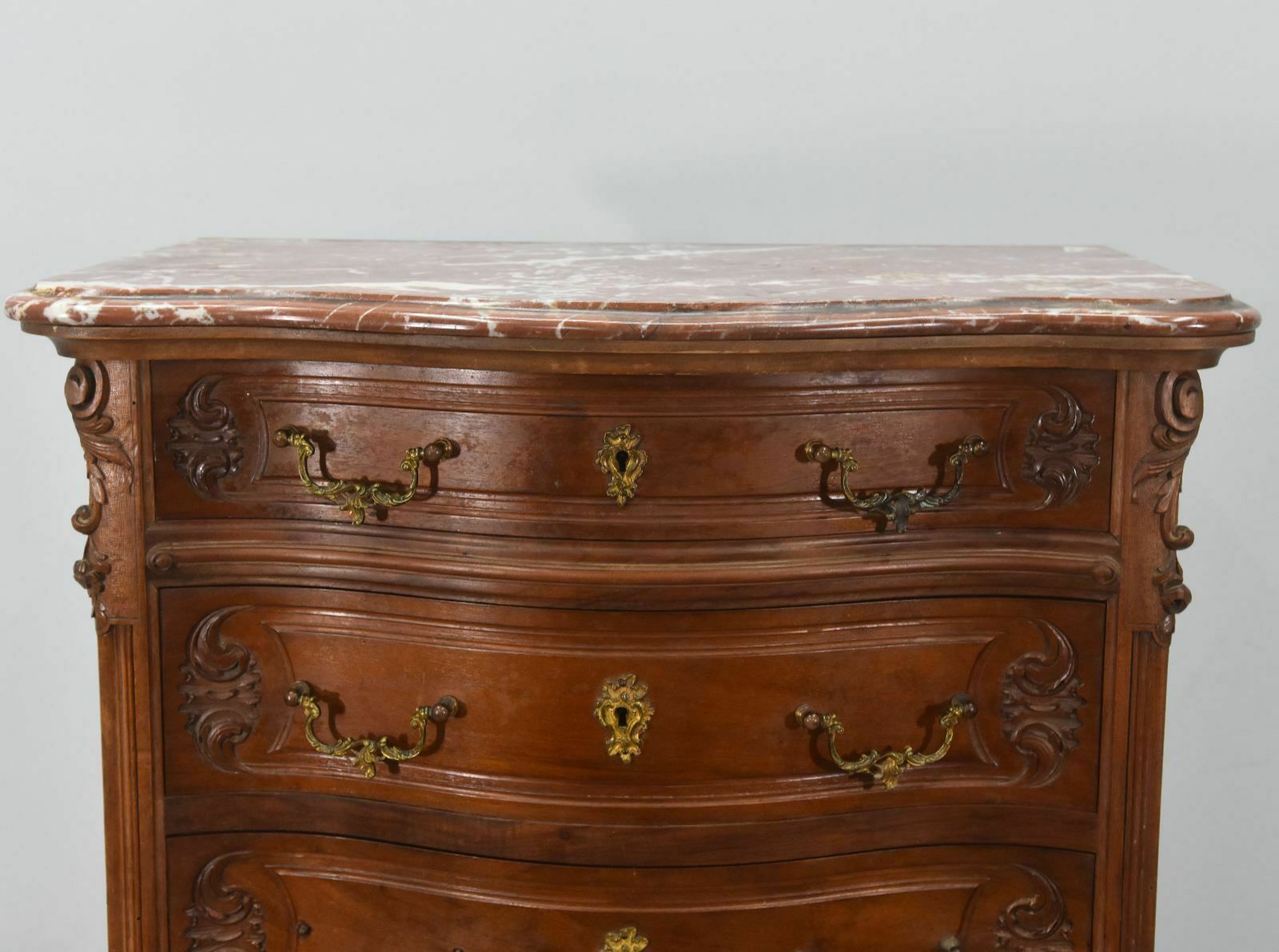 Napoleon III Weekly Planner In Louis XV Style In Walnut Circa 1900 photo vinterior