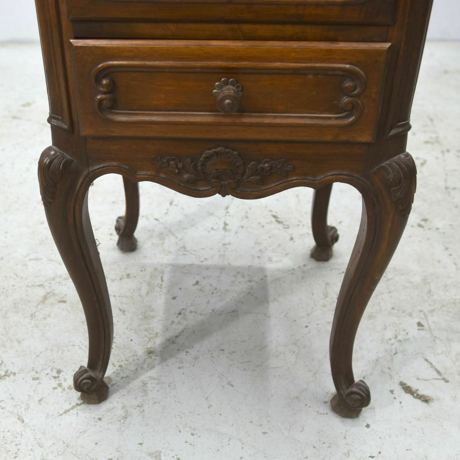 Louis XV Style Cherry Wood Bedside Table, Early 20th Century photo Furniture