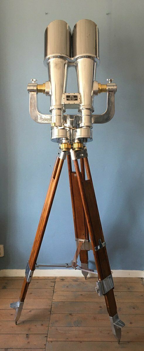 30538.0 Japanese Big Eye 20 X 120 Naval Binoculars From Nikon, 1950s photo