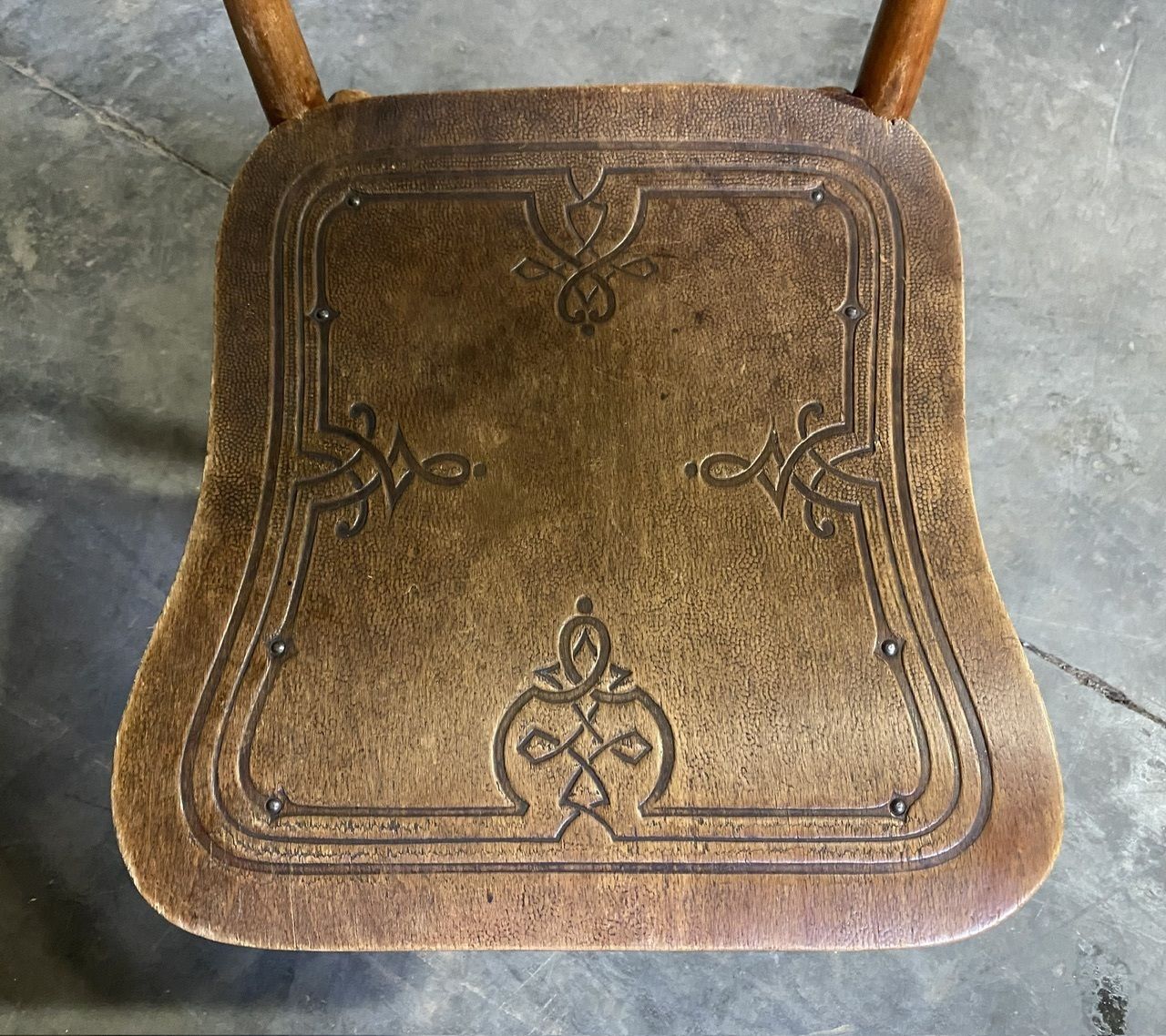 Extremely Rare Set 12 J & J Kohn Bentwood Bistro Dining Chairs photo for sale