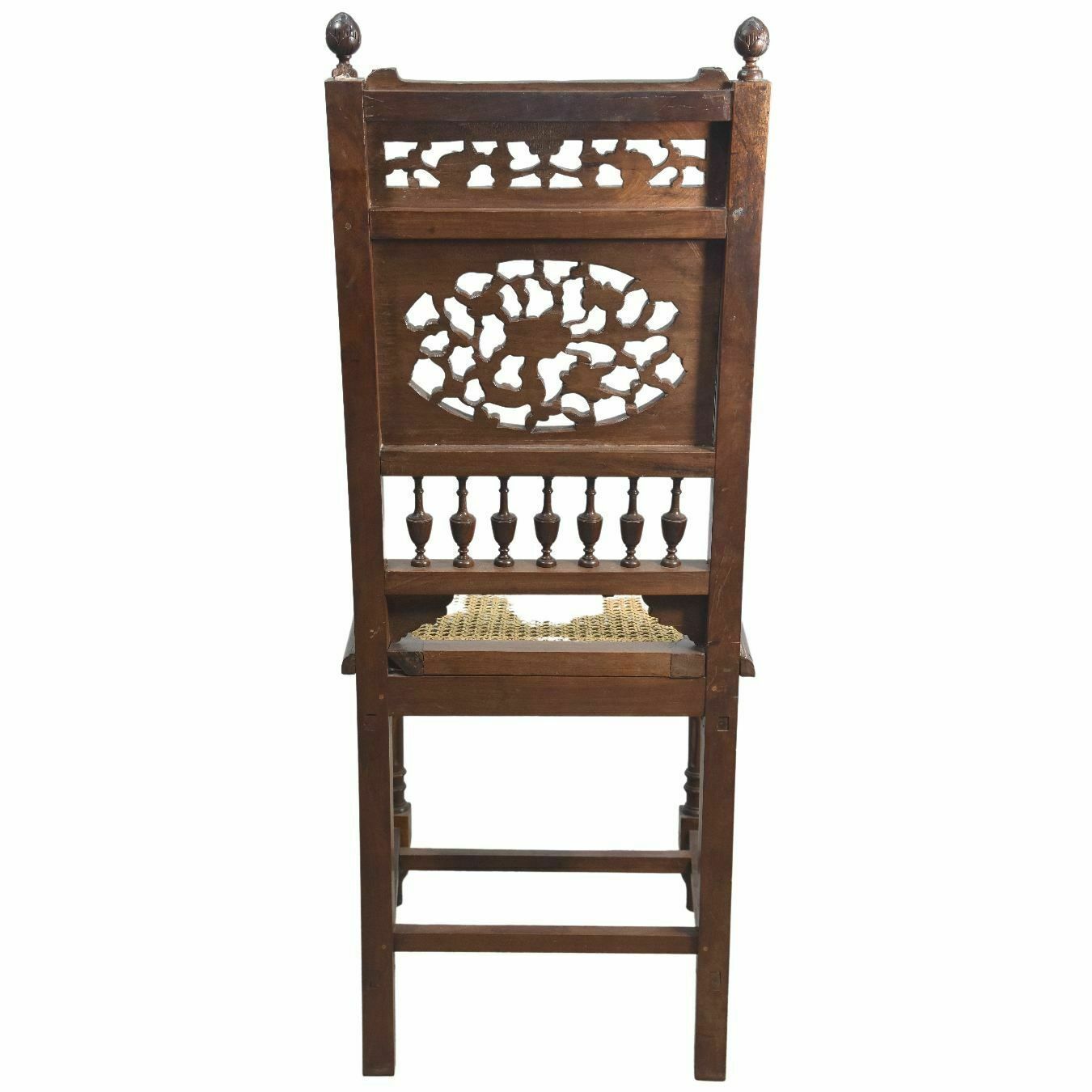 Series Of 6 Indochinese Rosewood Chairs Decorated With Dragons. photo 2484.0