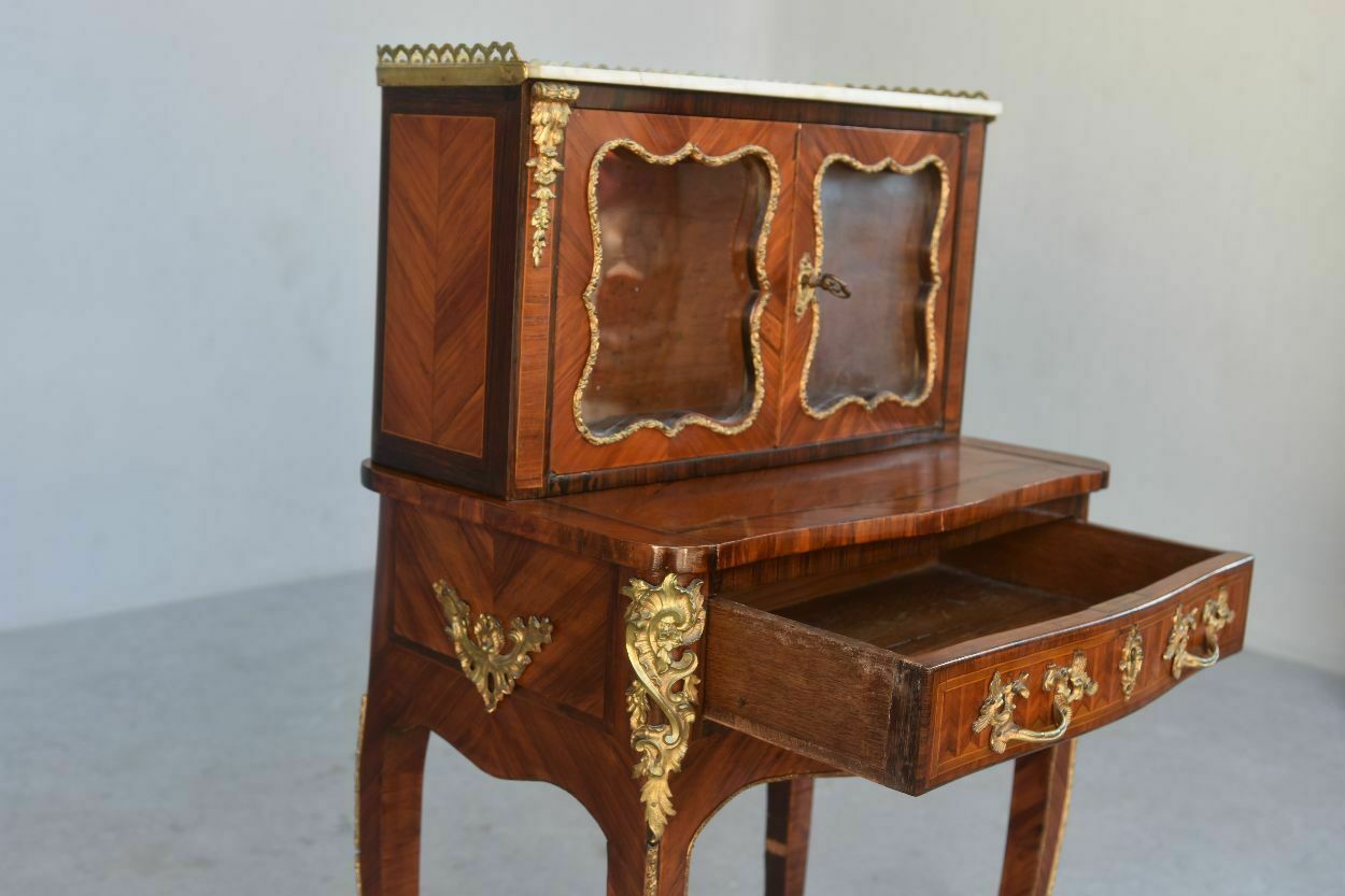 Lady's Secretary Said Happiness Of The Day Napoleon III Inlaid photo Furniture