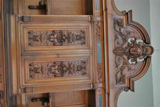 Two Body Chest Of Drawers In Walnut, Renaissance Style, Late 19th Century photo vintage