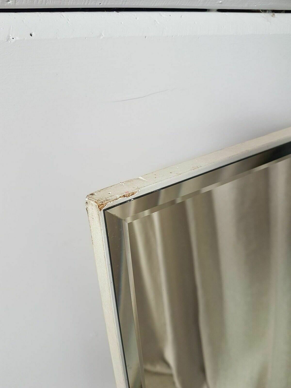 photo for sale Vtg Late Mid Century Floor Standing Wall Hallway Mirror Scandi Danish Retro