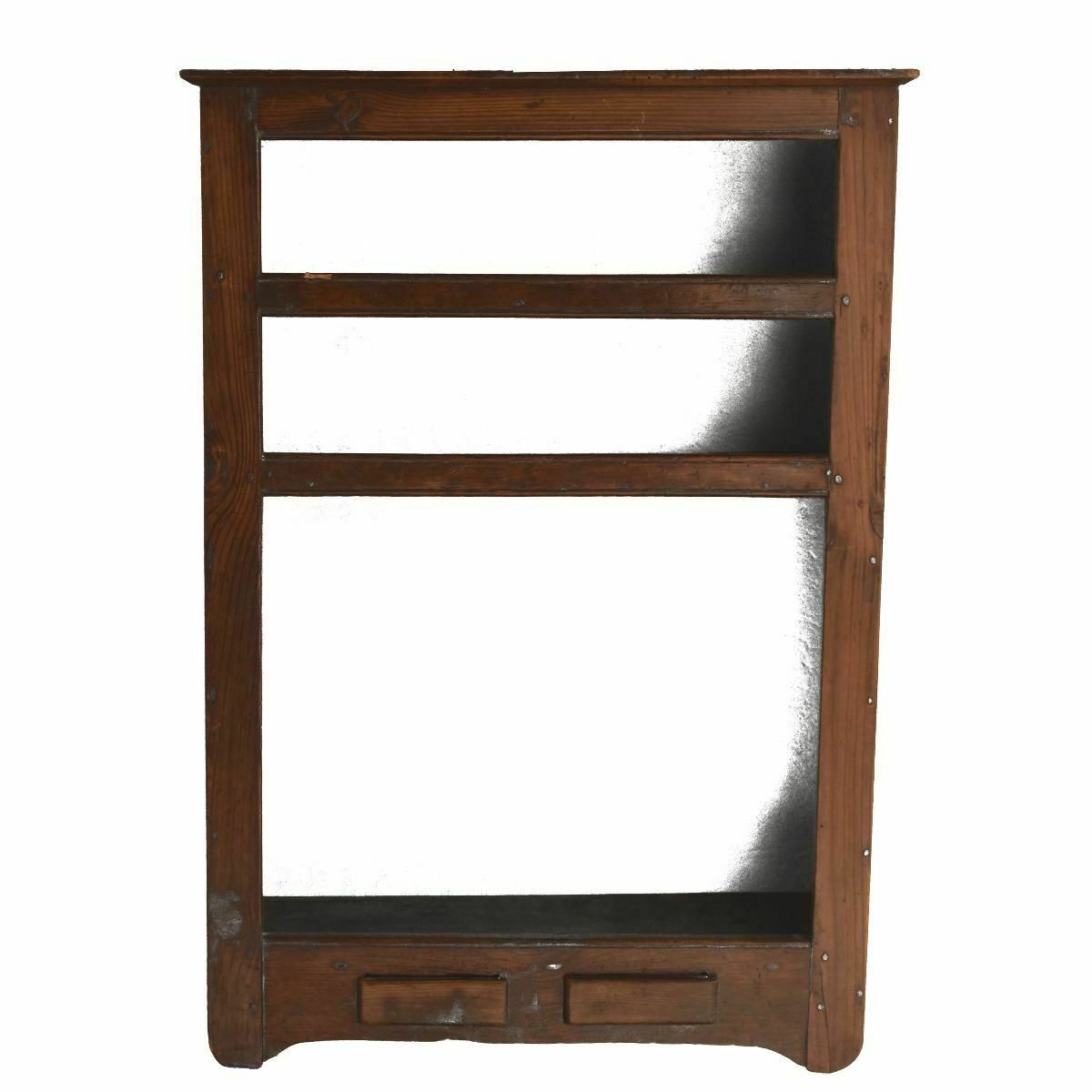 Rustic 1900 Pitch Pine Shelf, 1900s