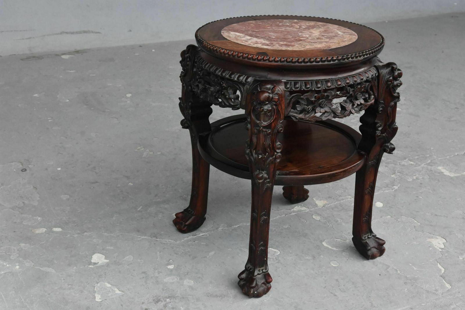 Indochinese Harness In Ironwood And 19th Century Marble Top photo 1512.0