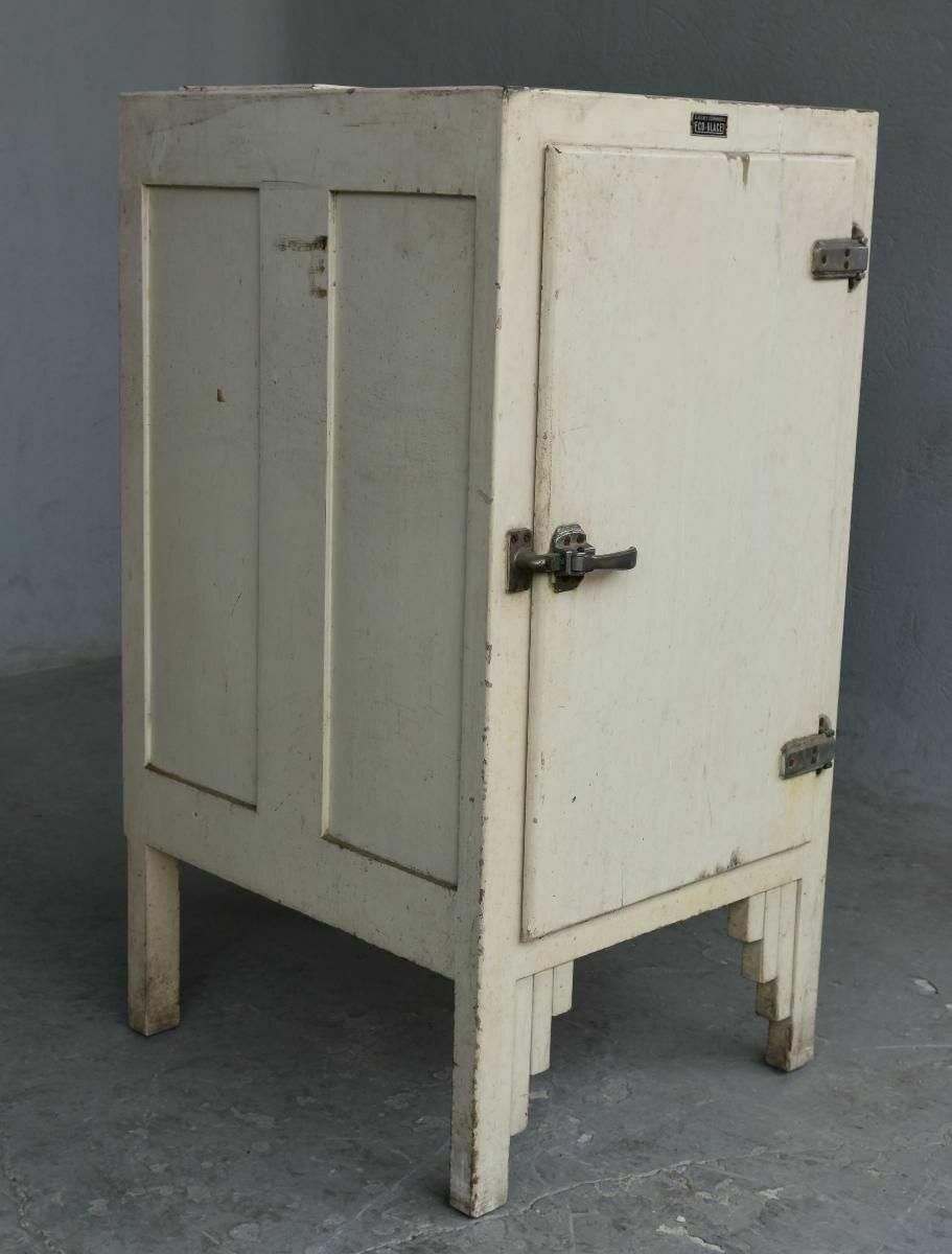 Lacquered Wooden Cooler From The 1930s photo furniture