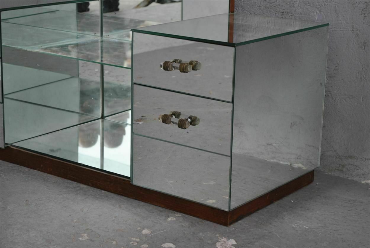 photo for sale 1940 Style Mirror Dressing Table 6 Drawers