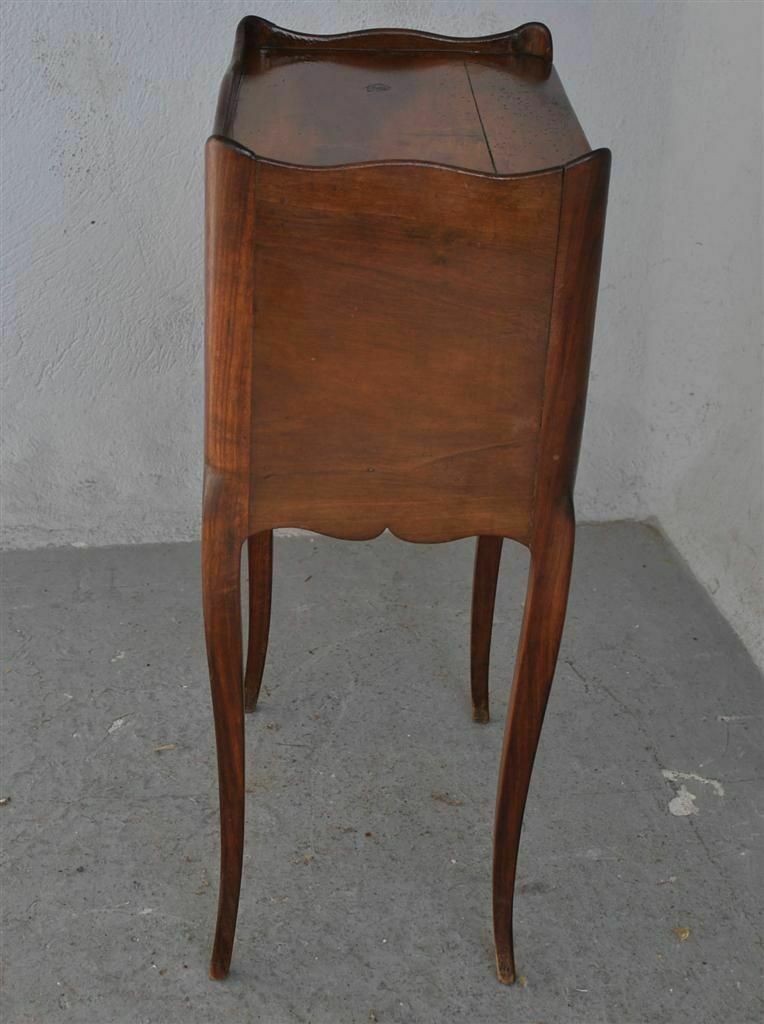 Louis XV Style Bedside Table From The 19th Century With Curtains photo buy