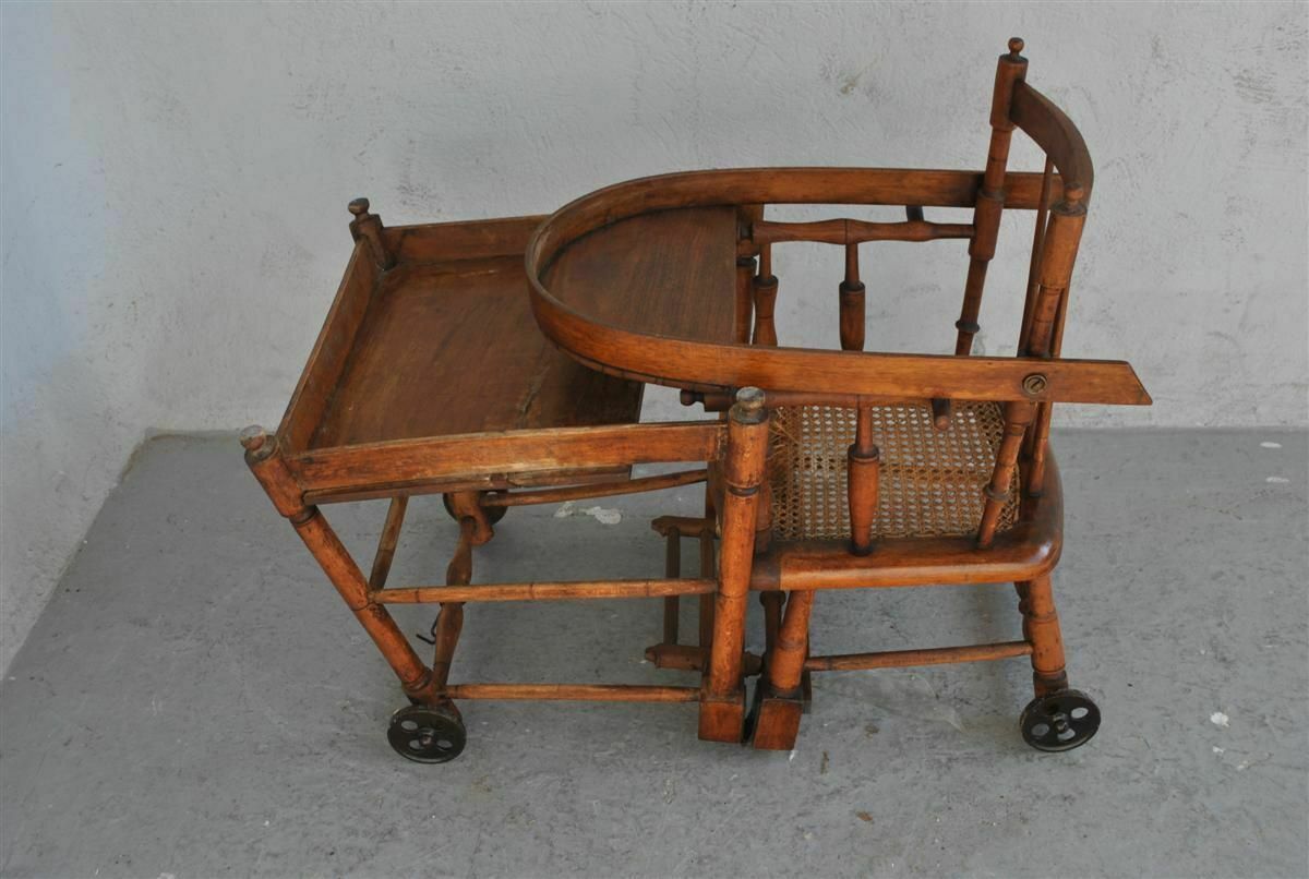 Baby High Chair With 1900 Period System photo for sale