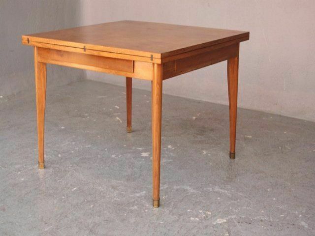 Square Folding Table In Beech 1950 photo 1242.0