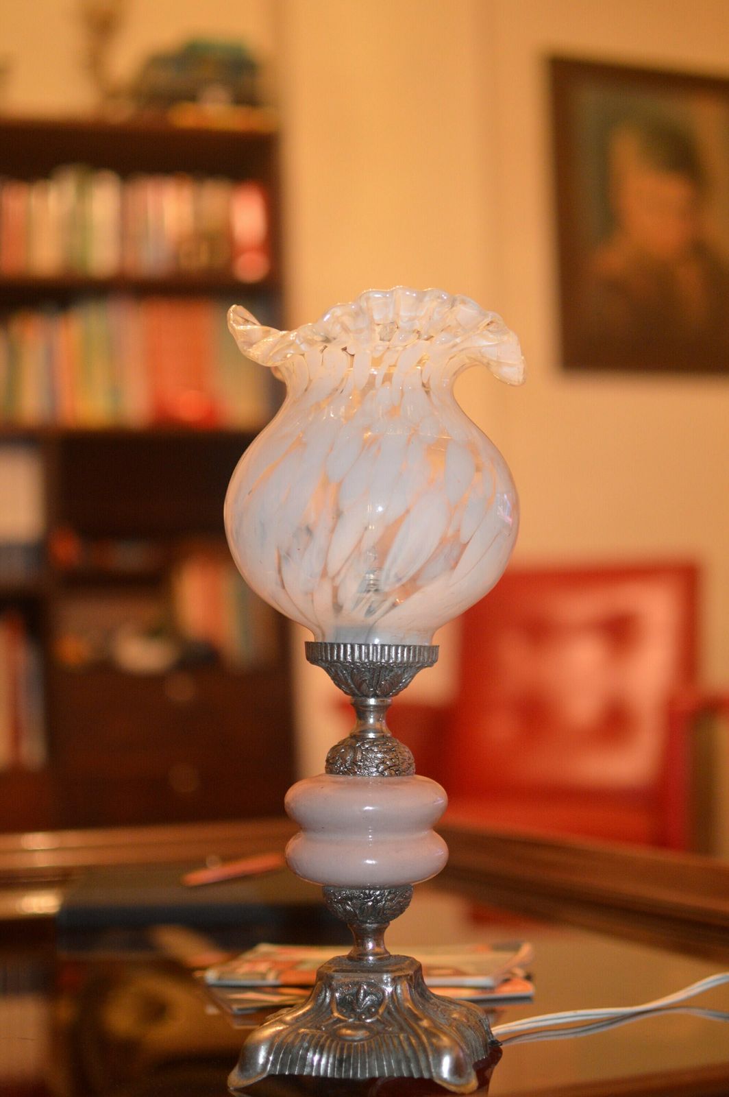 Vintage Table Lamp 1950 Midcentury Lamp. Stilnovo Lamp Moderniste photo buy