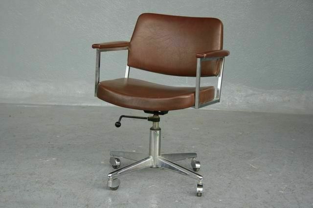 Leather Executive Chair 1960 Good Condition photo buy