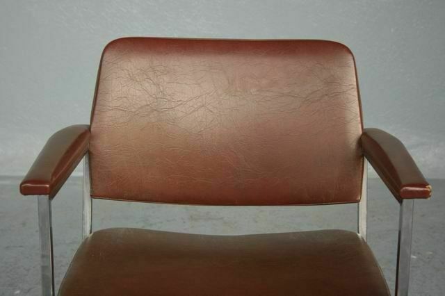 Furniture Leather Executive Chair 1960 Good Condition photo