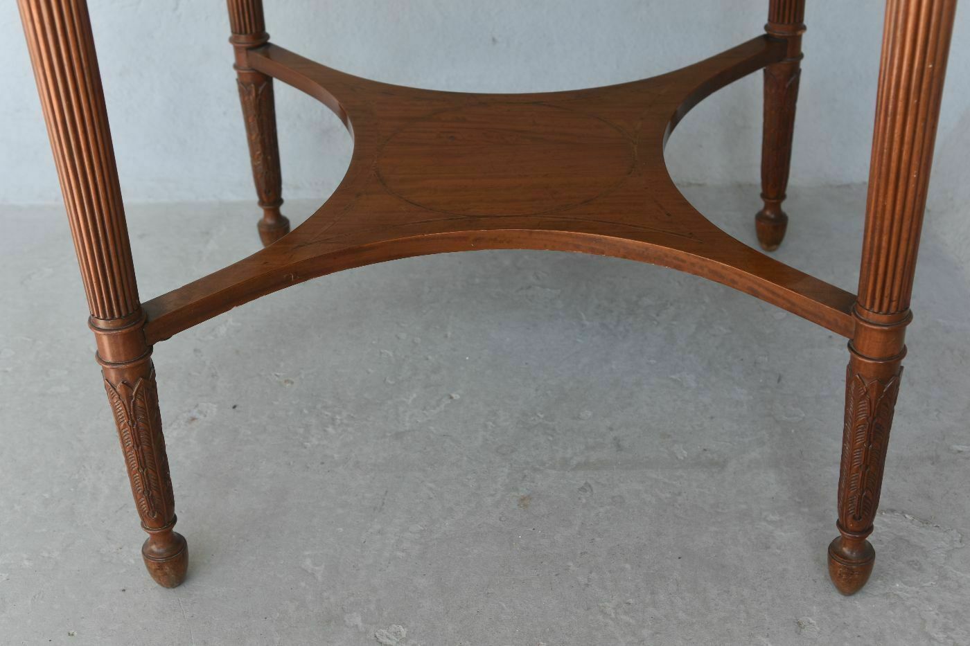 19th Century English Satinwood Pedestal Table photo for sale