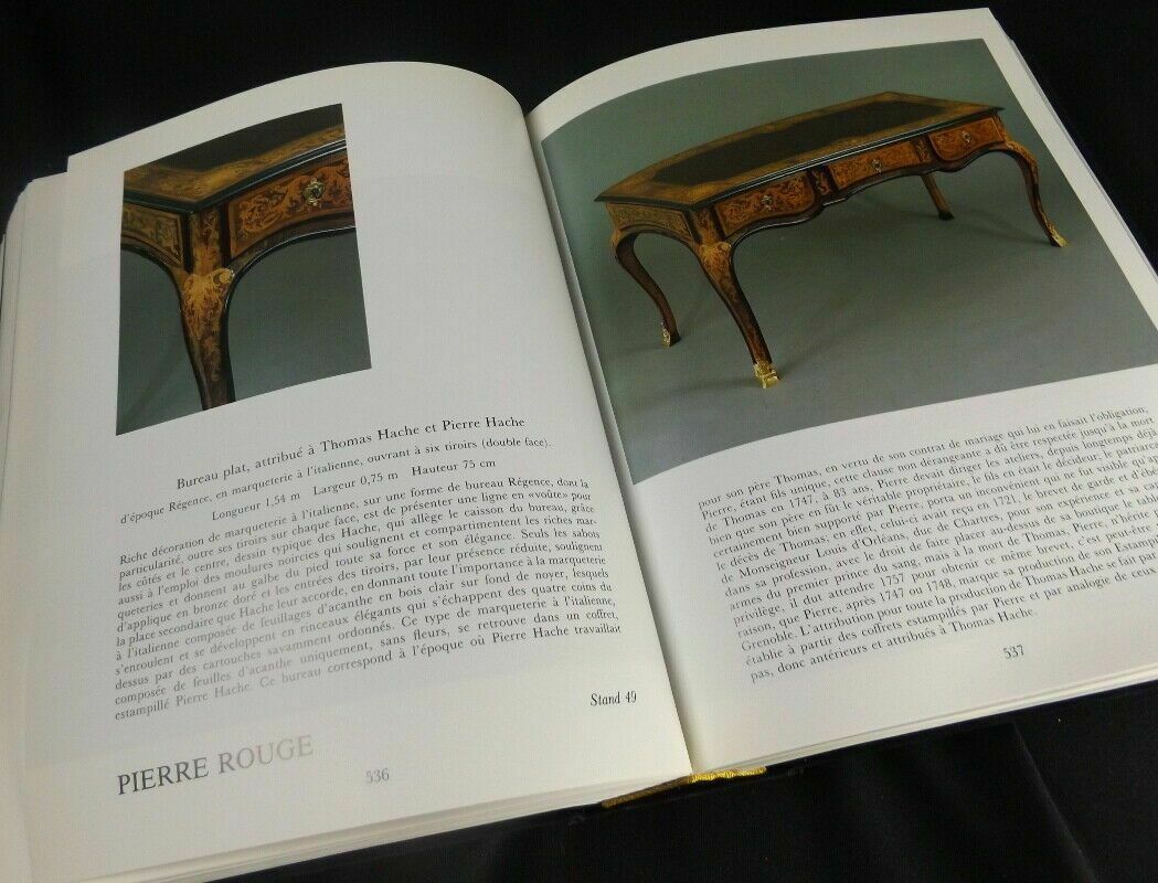 104268.0 Louis XV Tiered Walnut Desk By Jf Hache, 18th Century photo