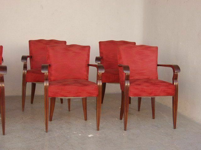 1940 Style Mahogany Armchairs (Set Of 8) photo 5562.0