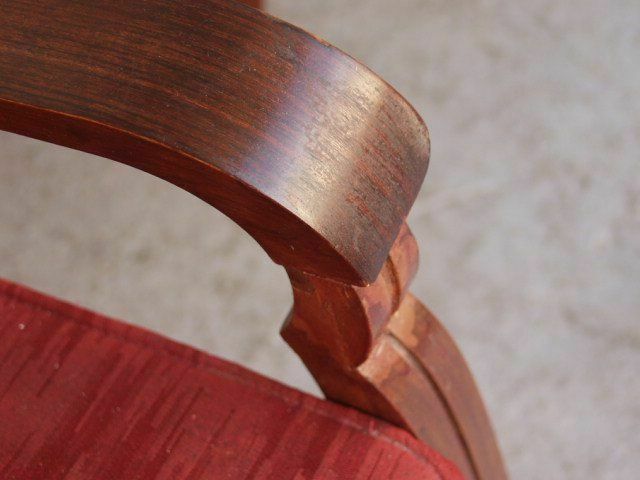 photo for sale 1940 Style Mahogany Armchairs (Set Of 8)