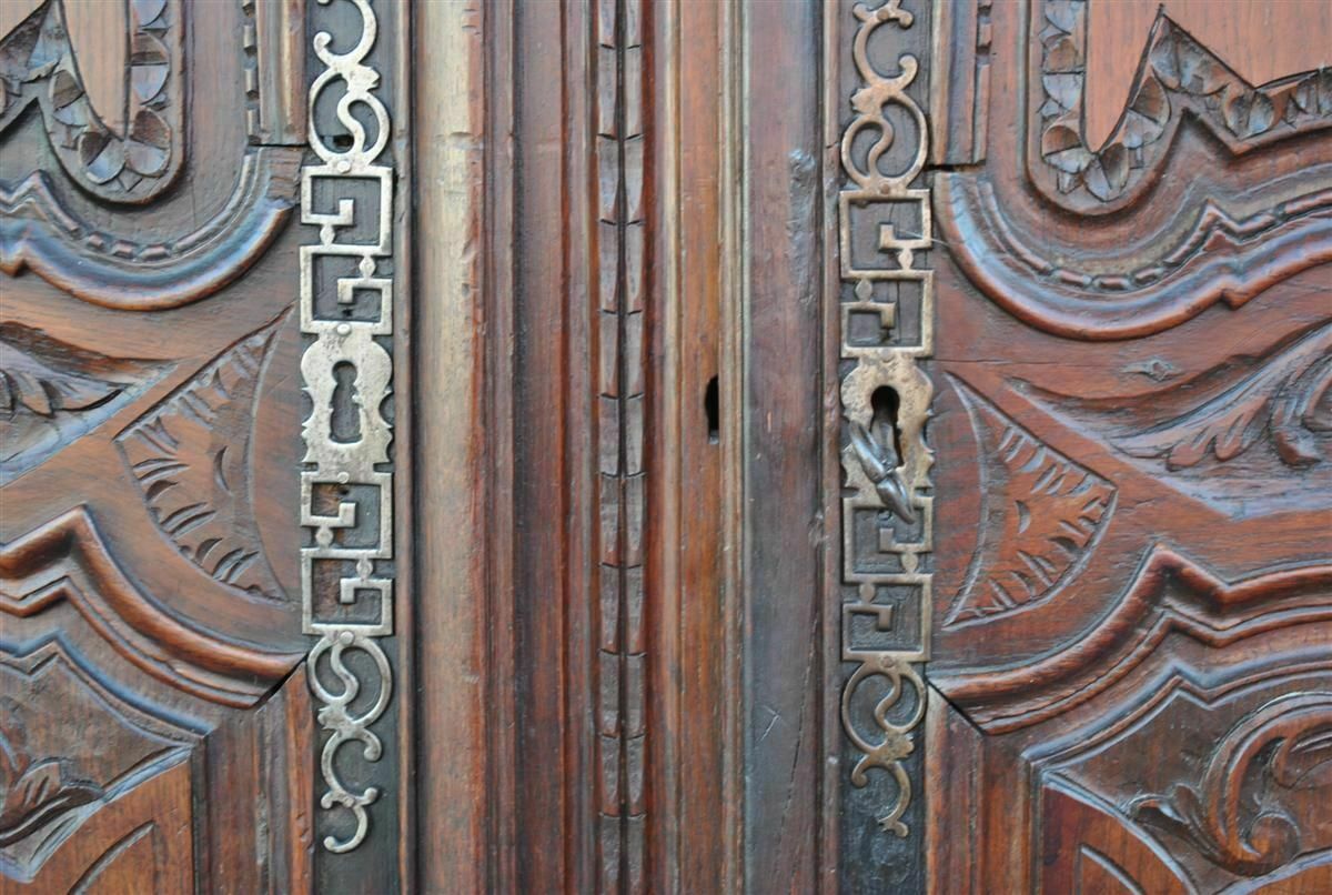 18th Century Oak Cabinet, 18th Century And Earlier photo vintage