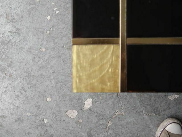 Designer Black Lacquer And Talossel End Table photo vinterior