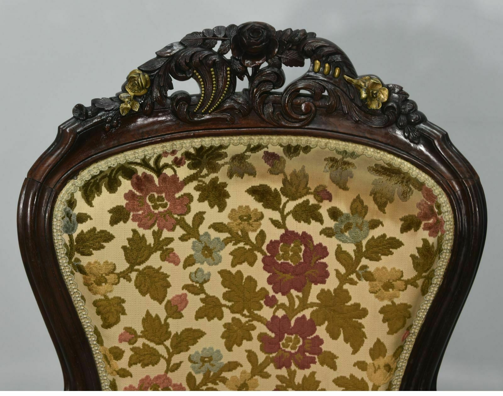 Living Room Chairs And Armchairs And Gilded Bronzes 4 Pieces Late 19th Century Precious Wood photo 1620.0
