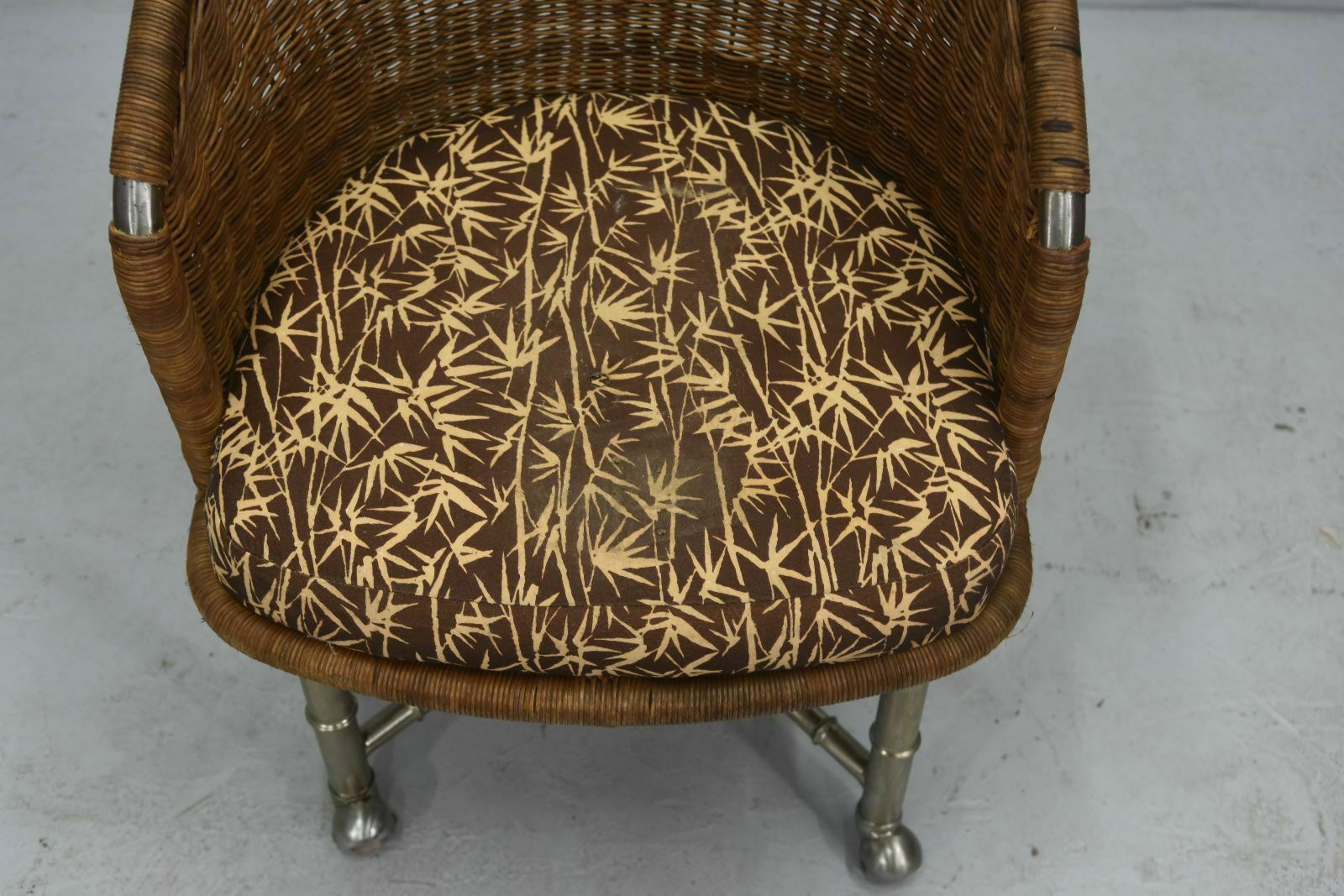 Armchairs With Faux Bamboo Base (Set Of 4) photo vintage