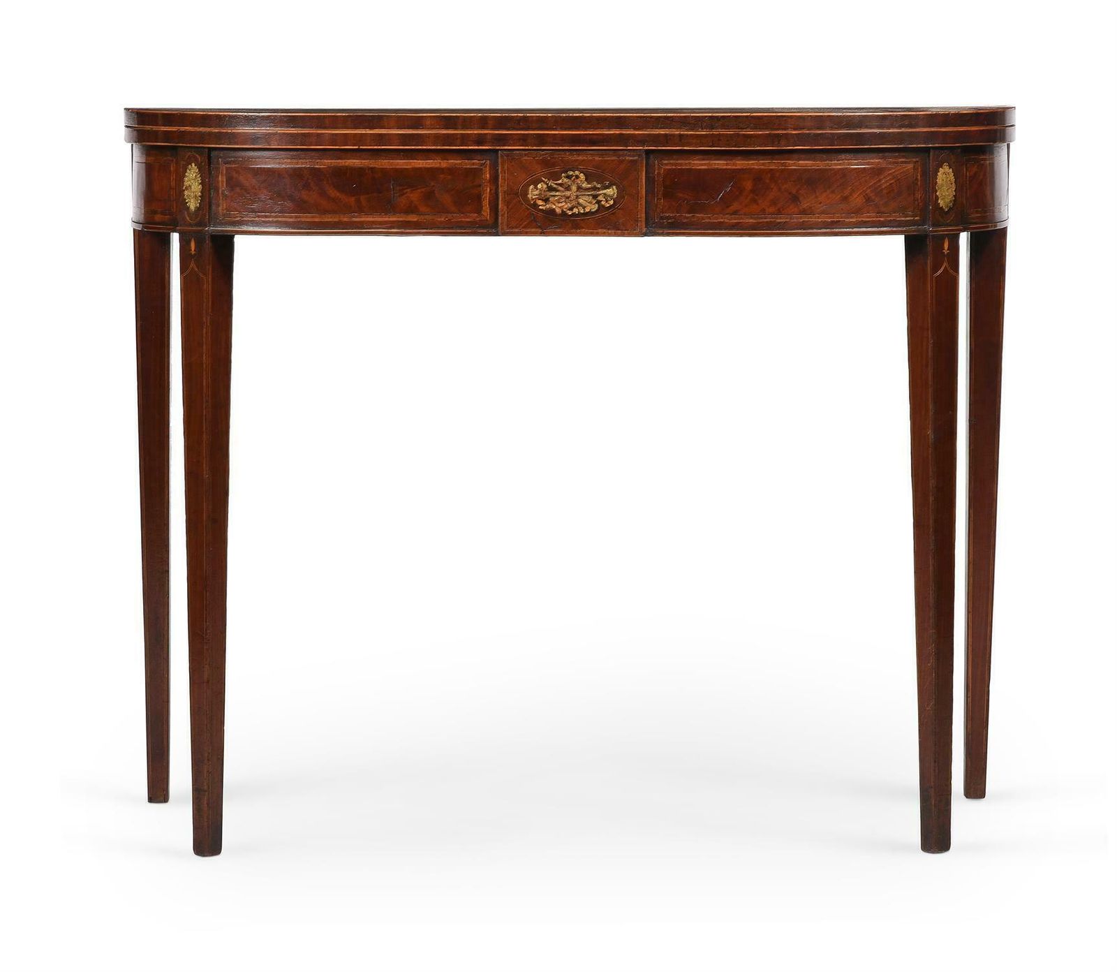 18th Century Georgian Mahogany Tea Table (England, Circa 1785) photo vintage