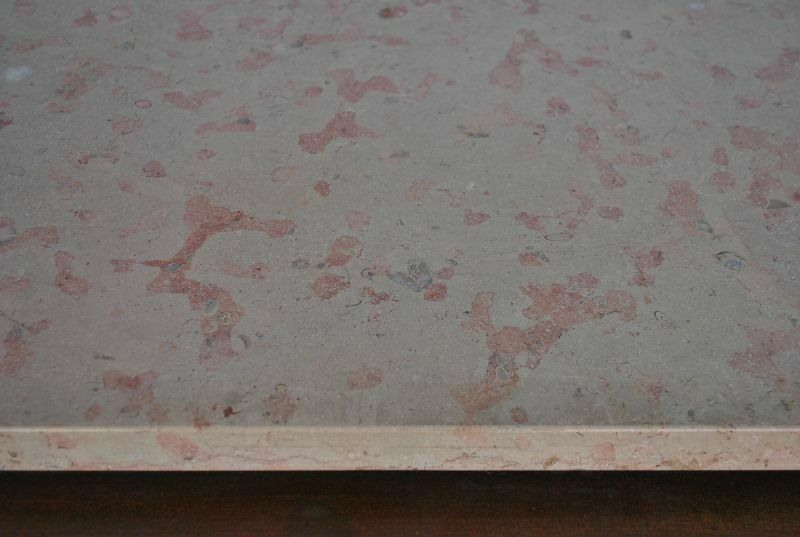 photo vintage Sideboard 1940s Rosewood Top Travertine églomisé Glass