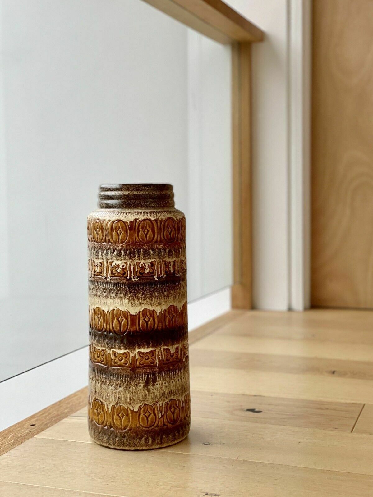 West German Scheurich Keramik Large Floor Vase 289 41 photo for sale