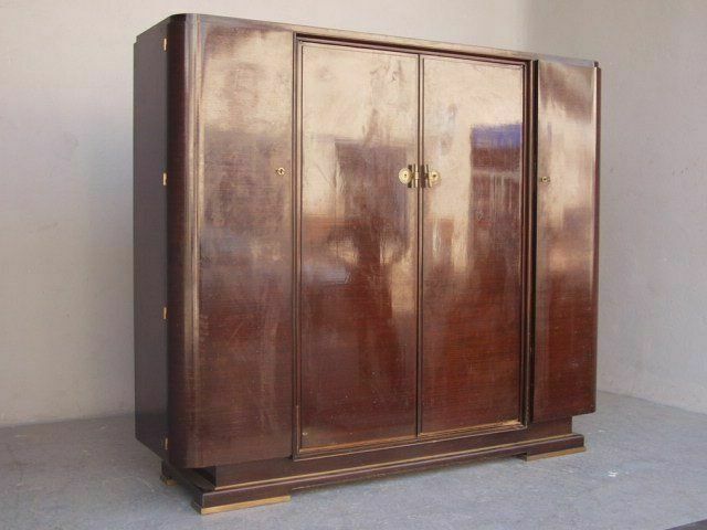 1930 Rosewood Cabinet By Maxime Old photo for sale