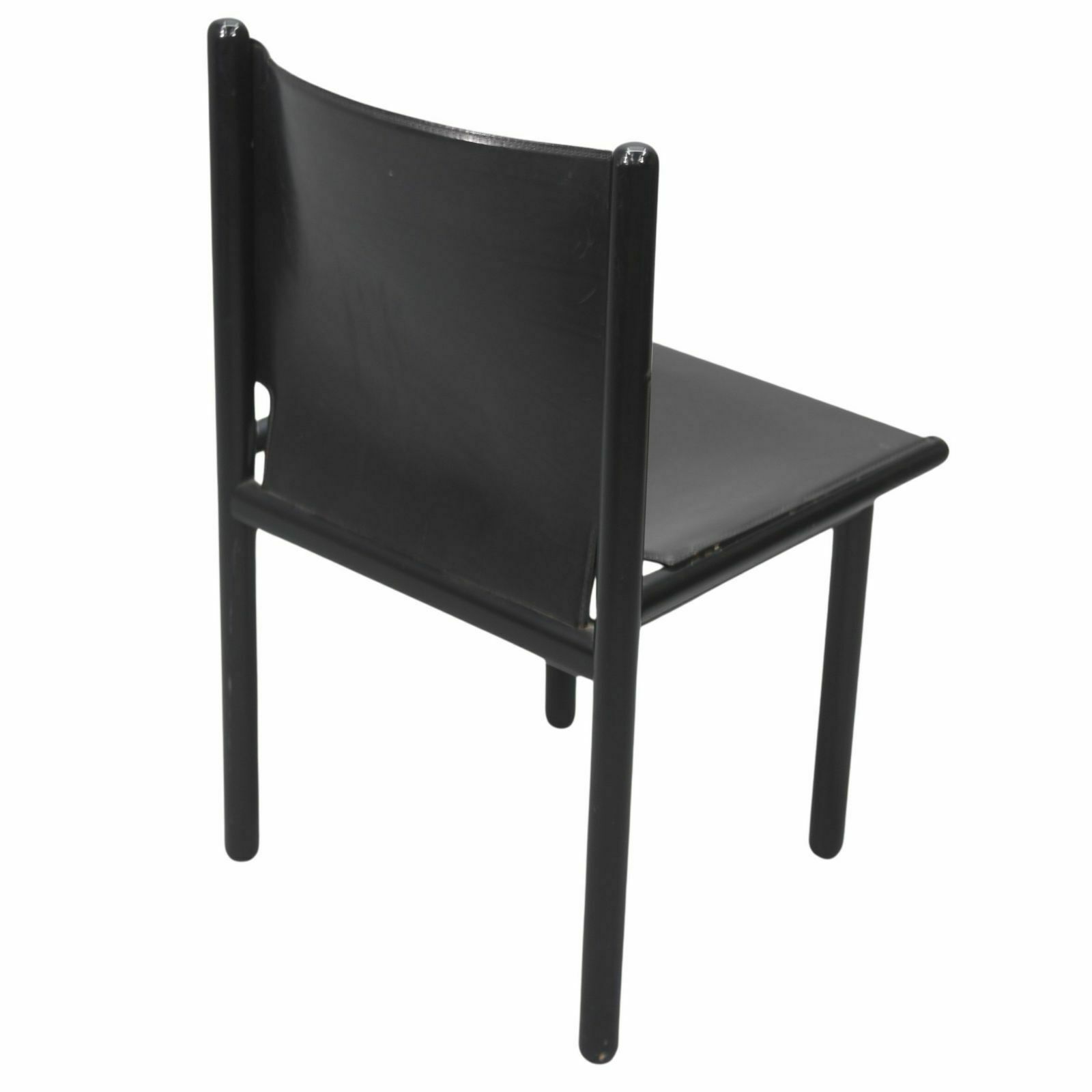 1980s Cassina Edition Leather Chairs (Set Of 4) photo 1297.0