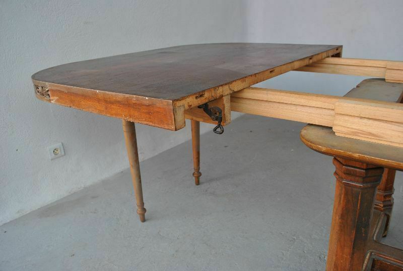 1620.0 Gothic Style Walnut Dining Table photo