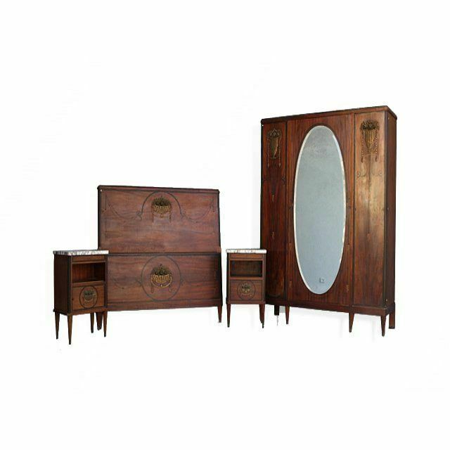 Complete Art Deco Bedroom Furniture Set From The 1930s