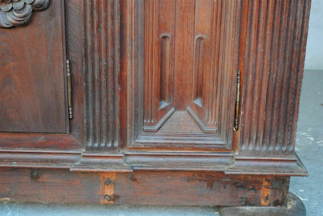 photo for sale Oak Sacristy Furniture Made Up Of Old Elements