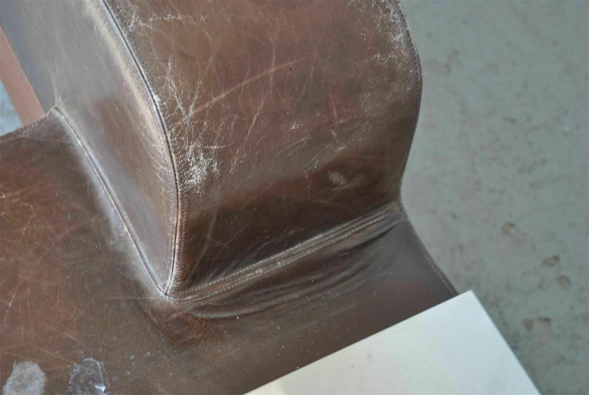 photo for sale Leather Headboard With Integrated Nightstands 1970s