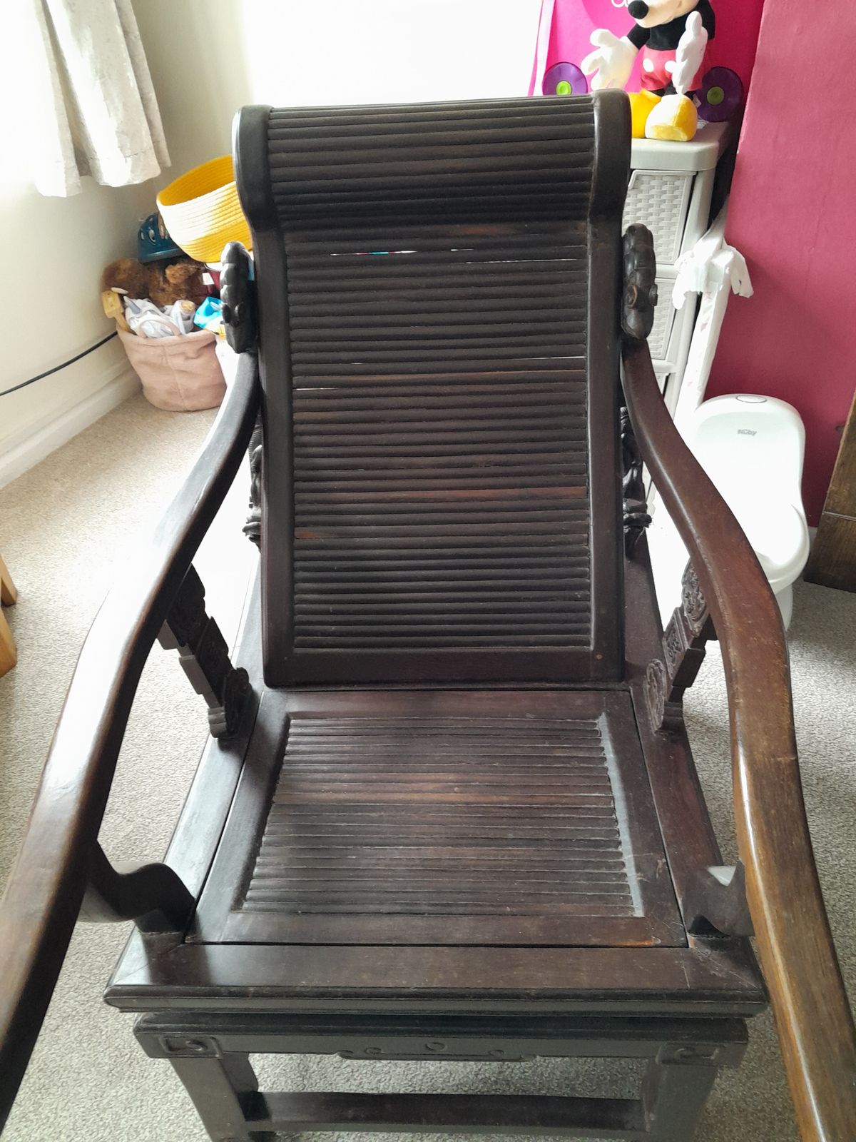 Antique Chinese/Japanese Moon Gazing Chair